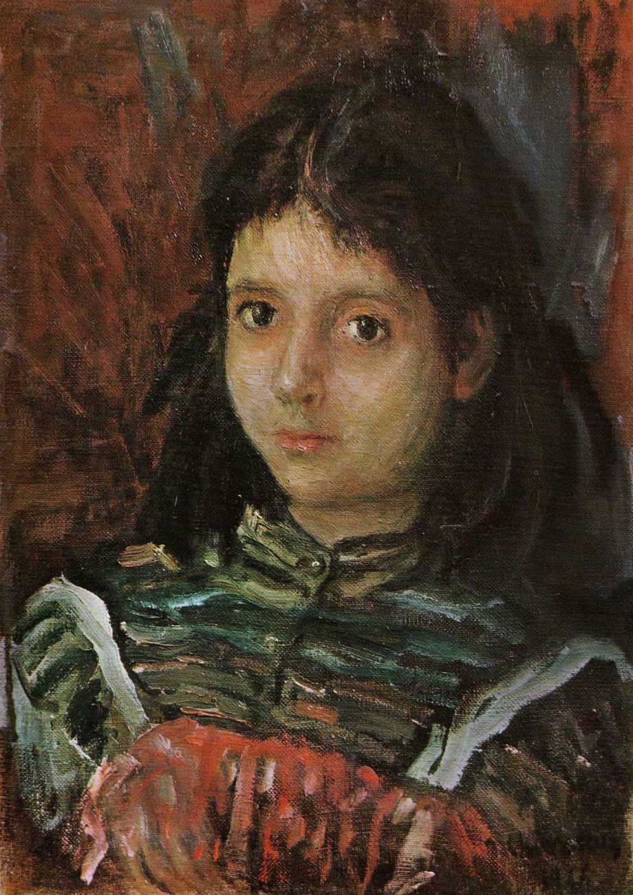 Paola, 1946, olio su tela, cm 42x30, Roma, collezione privata